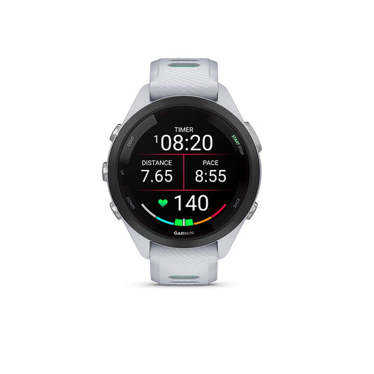 Garmin Forerunner 265S Music Watch, Watch Color: Whitestone, Wristband: Whitestone/Neo Tropic - Silicone