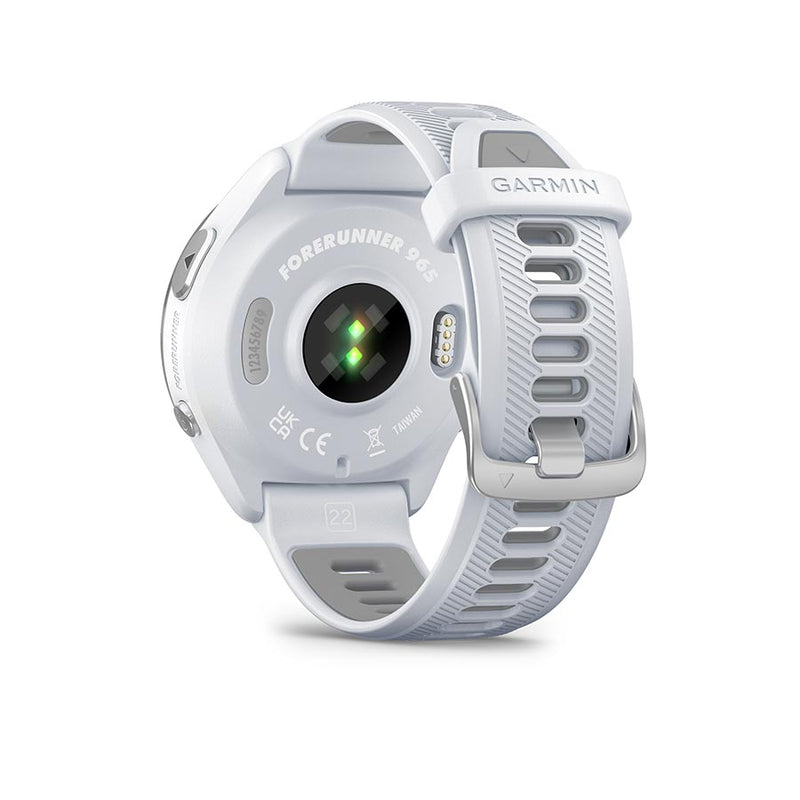 Load image into Gallery viewer, Garmin Forerunner 965 Watch Watch Color: Whitestone, Wristband: Whitestone/Powder Grey - Silicone
