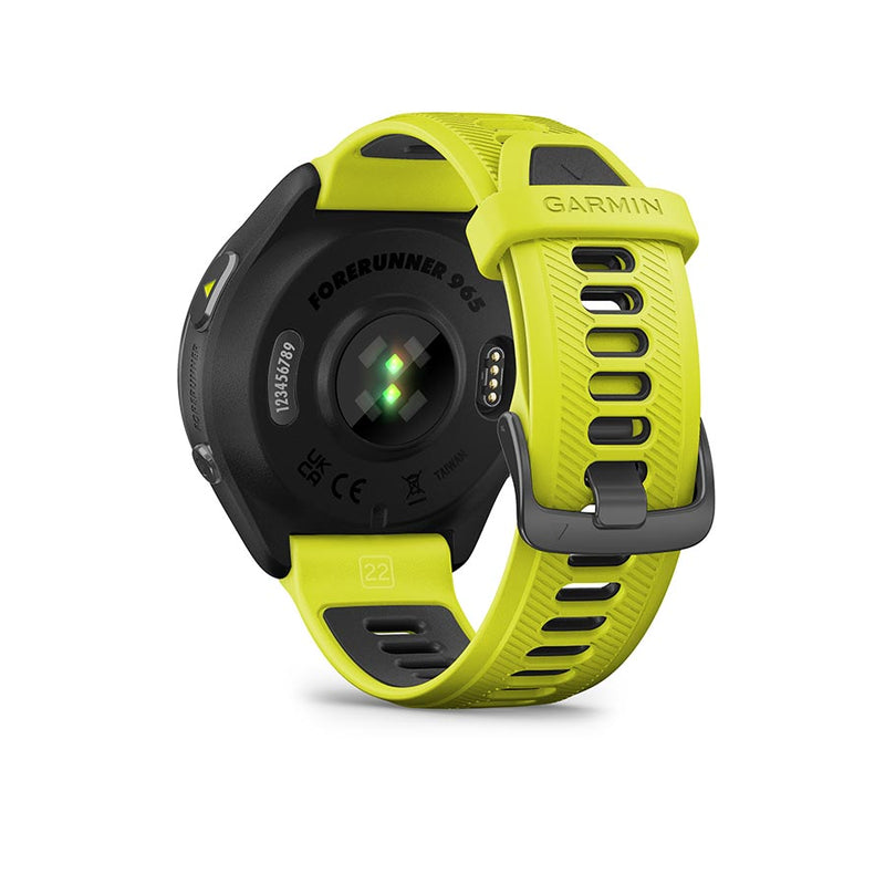 Load image into Gallery viewer, Garmin Forerunner 965 Watch Watch Color: Amp Yellow, Wristband: Amp Yellow/Black - Silicone
