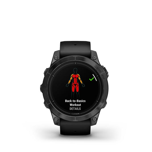 Garmin Epix Pro Std. Edition 47mm, Watch, Watch Color: Slate Grey, Wristband: Black - Silicone