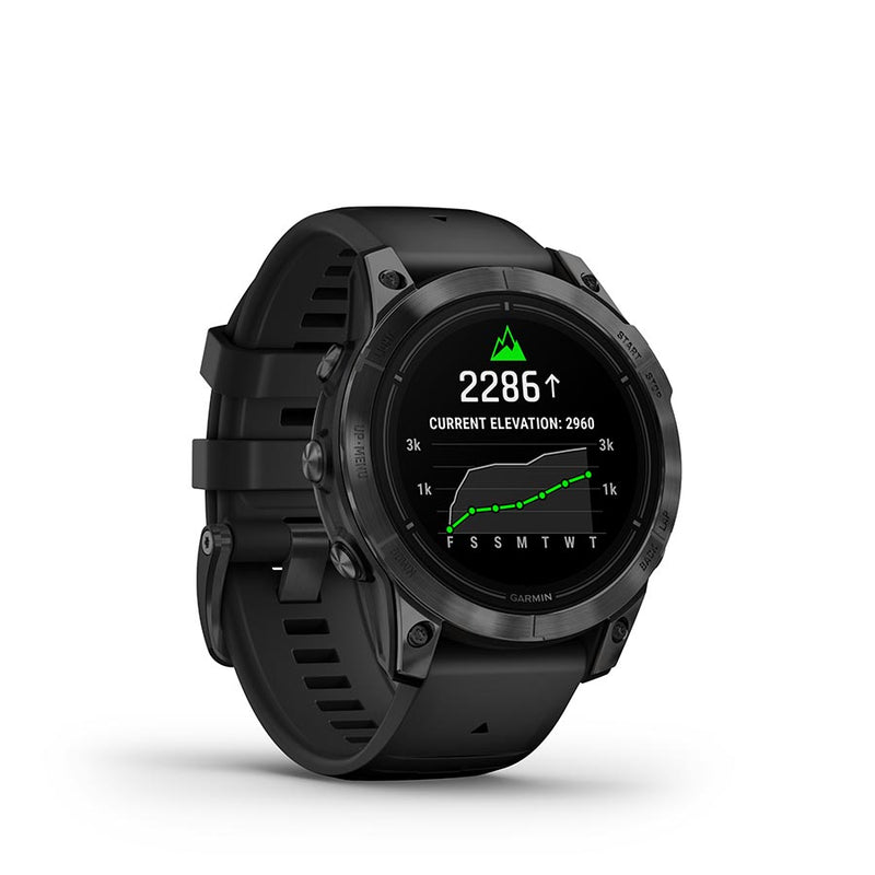 Load image into Gallery viewer, Garmin Epix Pro Std. Edition 47mm, Watch, Watch Color: Slate Grey, Wristband: Black - Silicone
