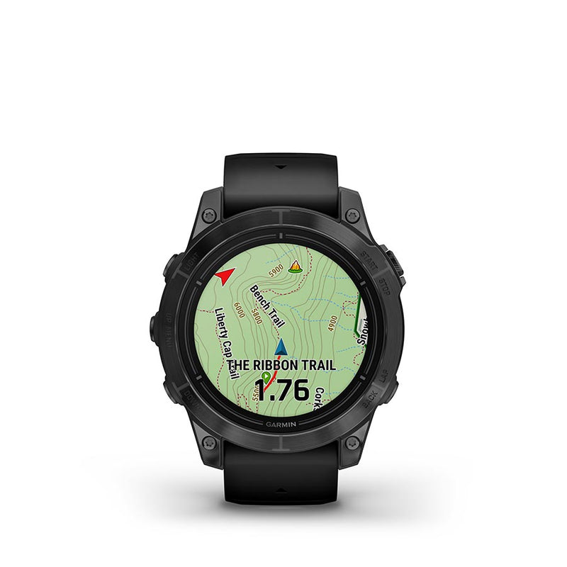 Load image into Gallery viewer, Garmin Epix Pro Std. Edition 47mm, Watch, Watch Color: Slate Grey, Wristband: Black - Silicone
