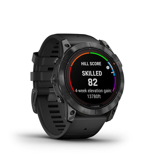 Garmin fenix 7X Pro Solar Smartwatch - 51mm, Slate Gray Case, Black Band