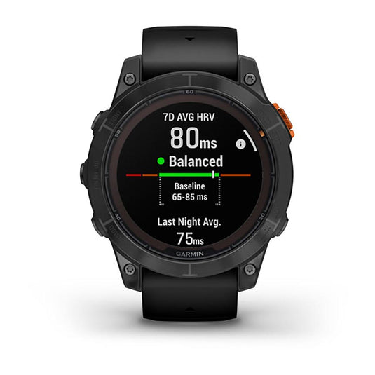 Garmin fenix 7 Pro Solar Smartwatch - 47mm, Slate Gray Case, Black Band