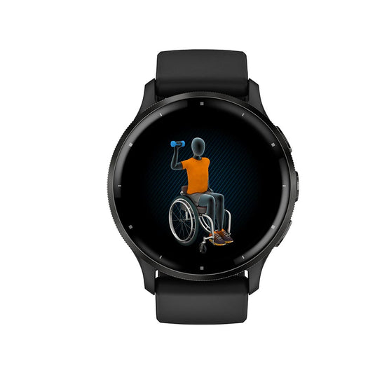 Garmin Venu 3 Watch Watch Color: Black, Wristband: Black - Silicone