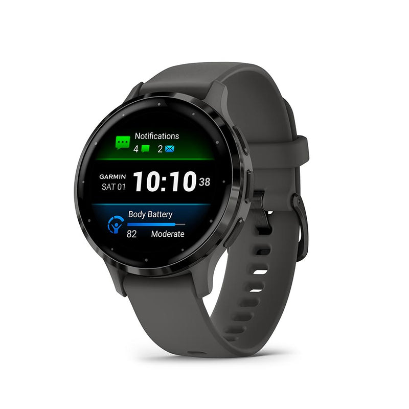 Load image into Gallery viewer, Garmin Venu 3S Watch Watch Color: Grey, Wristband: Grey - Silicone
