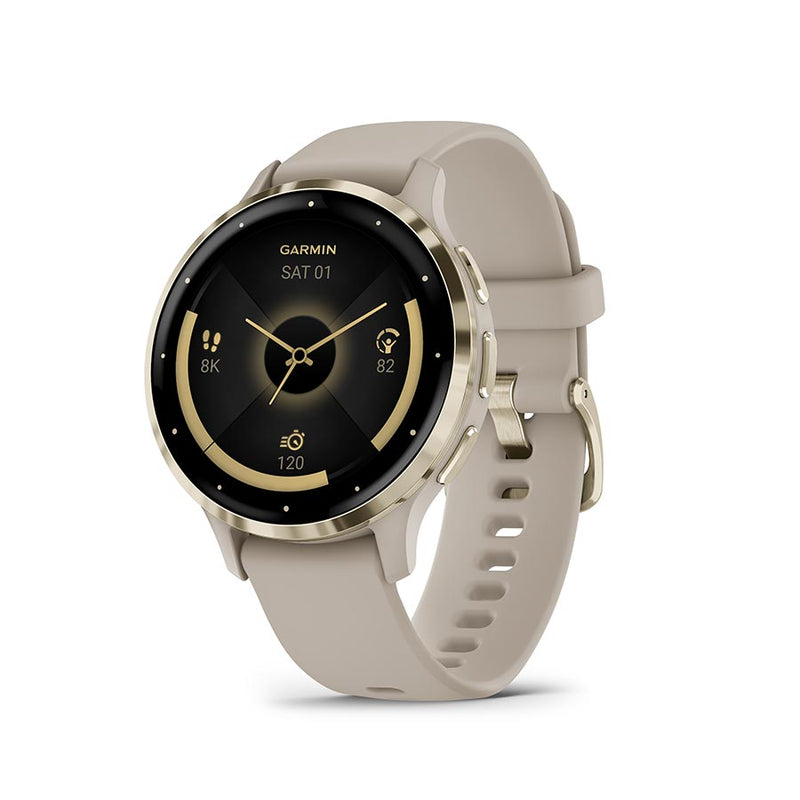 Load image into Gallery viewer, Garmin Venu 3S Watch Watch Color: French Grey, Wristband: French Grey - Silicone
