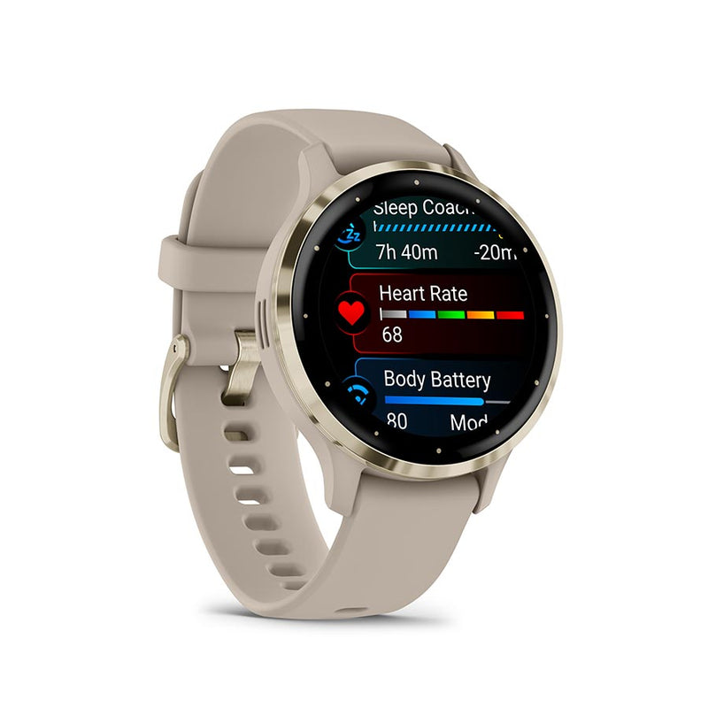 Load image into Gallery viewer, Garmin Venu 3S Watch Watch Color: French Grey, Wristband: French Grey - Silicone
