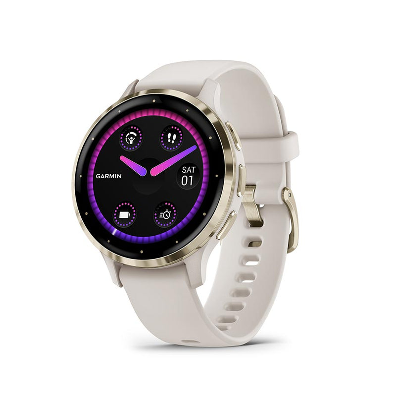 Load image into Gallery viewer, Garmin Venu 3S Watch Watch Color: Ivory, Wristband: Ivory - Silicone
