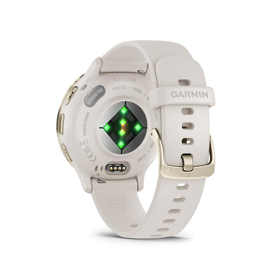 Garmin Venu 3S Watch Watch Color: Ivory, Wristband: Ivory - Silicone