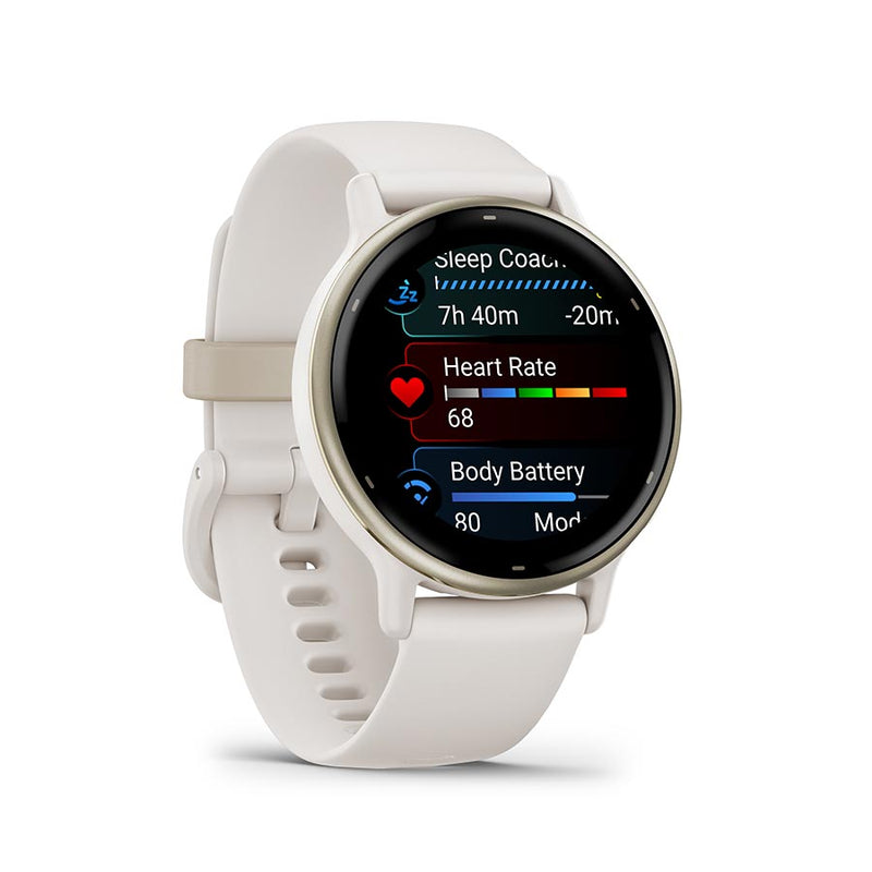 Load image into Gallery viewer, Garmin vivoactive 5 Watch Watch Color: Ivory, Wristband: Ivory - Silicone
