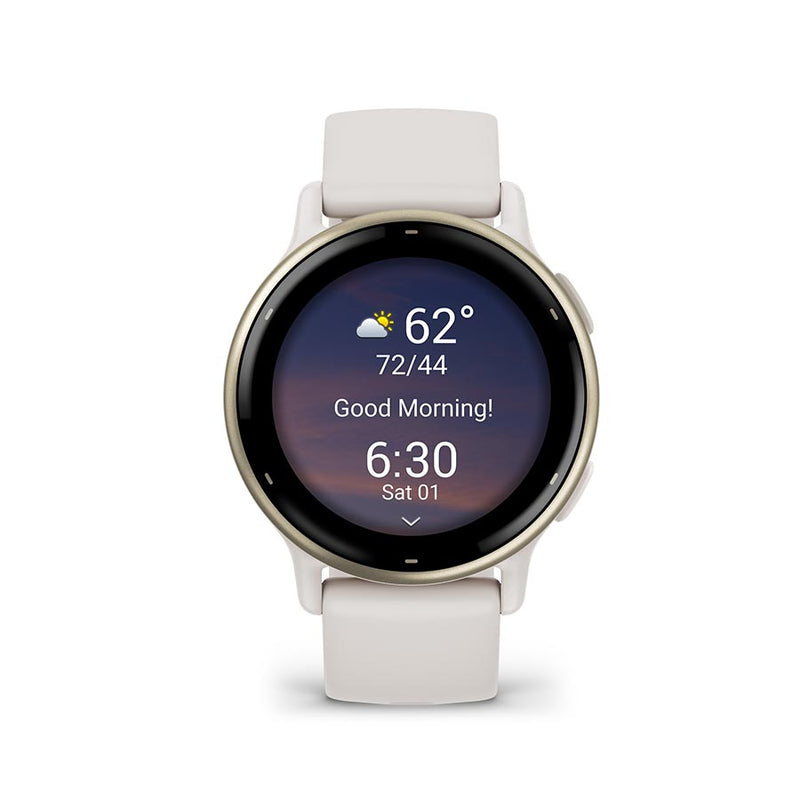 Load image into Gallery viewer, Garmin vivoactive 5 Watch Watch Color: Ivory, Wristband: Ivory - Silicone
