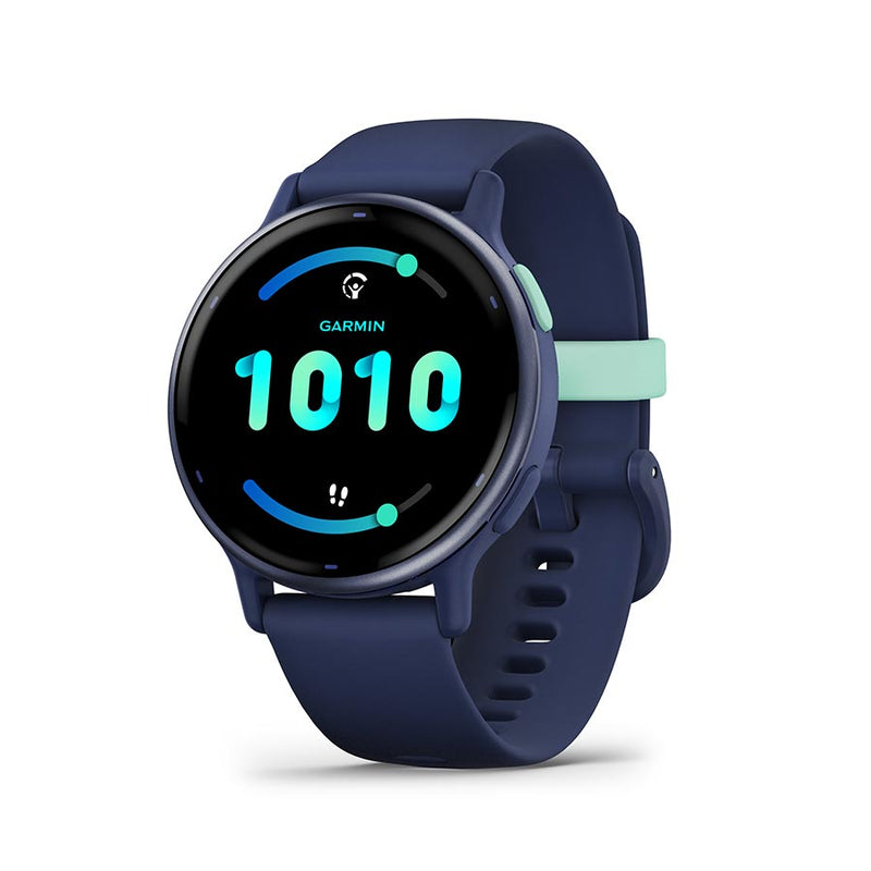 Load image into Gallery viewer, Garmin vivoactive 5 Watch Watch Color: Navy, Wristband: Navy - Silicone
