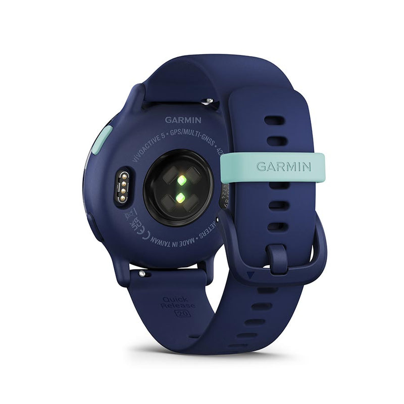 Load image into Gallery viewer, Garmin vivoactive 5 Watch Watch Color: Navy, Wristband: Navy - Silicone
