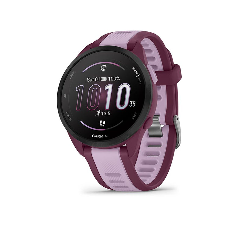 Load image into Gallery viewer, Garmin Forerunner 165 Music Watch, Watch Color: Berry, Wristband: Lilac - Silicone
