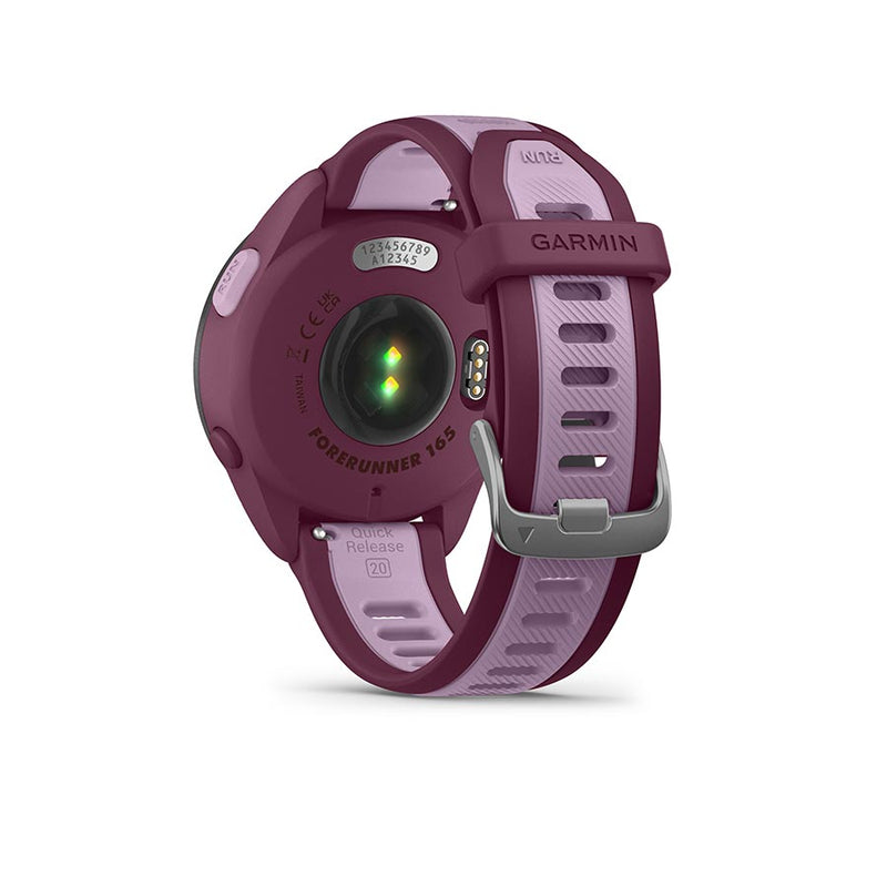 Load image into Gallery viewer, Garmin Forerunner 165 Music Watch, Watch Color: Berry, Wristband: Lilac - Silicone
