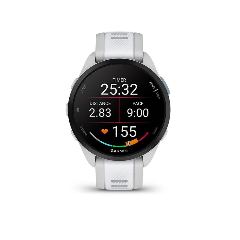 Load image into Gallery viewer, Garmin Forerunner 165 Music Watch, Watch Color: Grey, Wristband: Whitestone - Silicone
