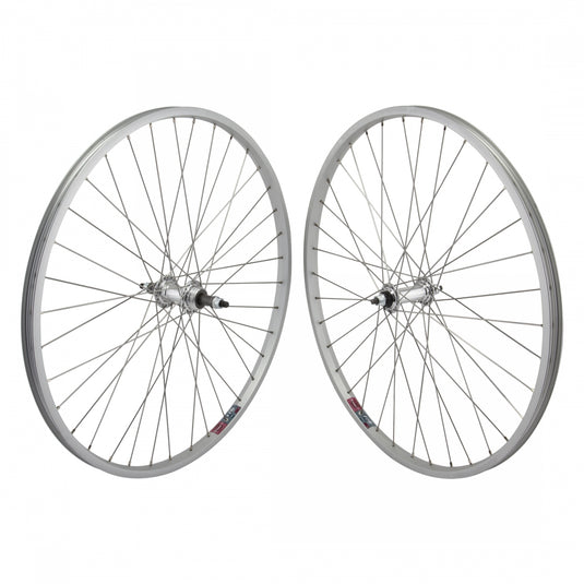 Wheel-Master-26inch-Alloy-Mountain-Single-Wall-Wheel-Set-26-in-Clincher-WHEL0890-Bicycle-Wheelset