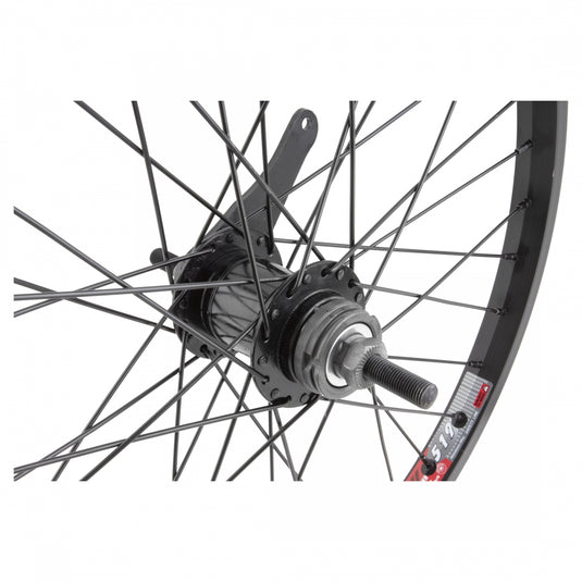 Wheel Master 20in Alloy Rear Wheel B/O 3/8x110mm Coaster Brake Clincher Black