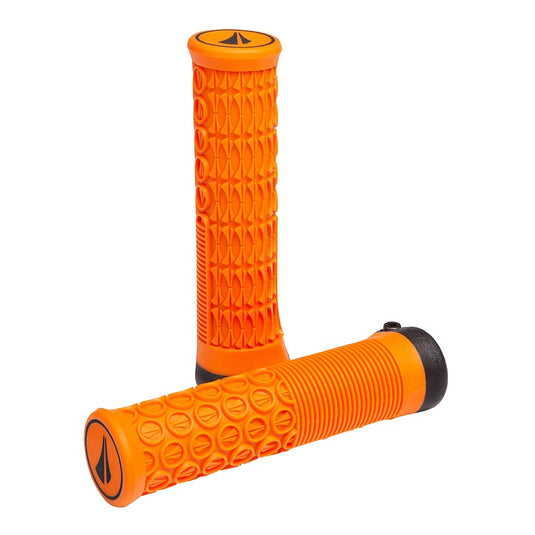 SDG Components Thrice 33 Grips, 136mm, Orange, Pair