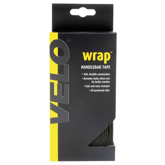 Velo Wrap Cork Handlebar Tape, Black