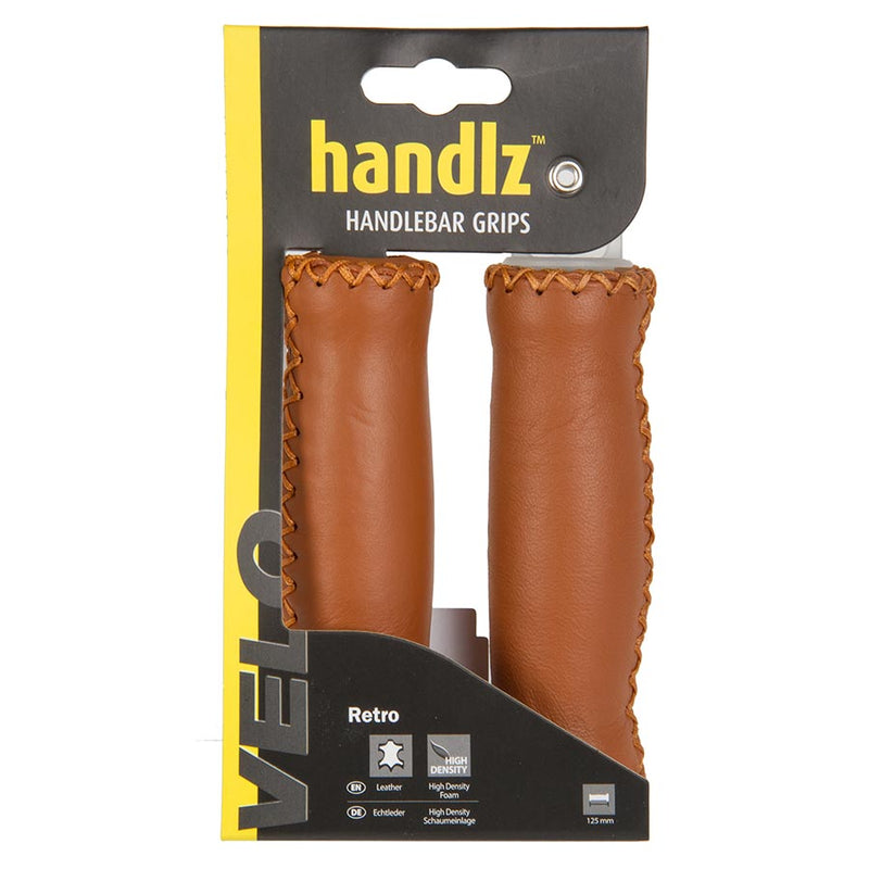 Load image into Gallery viewer, Velo Handlz Retro GL Grips 125mm, Brown
