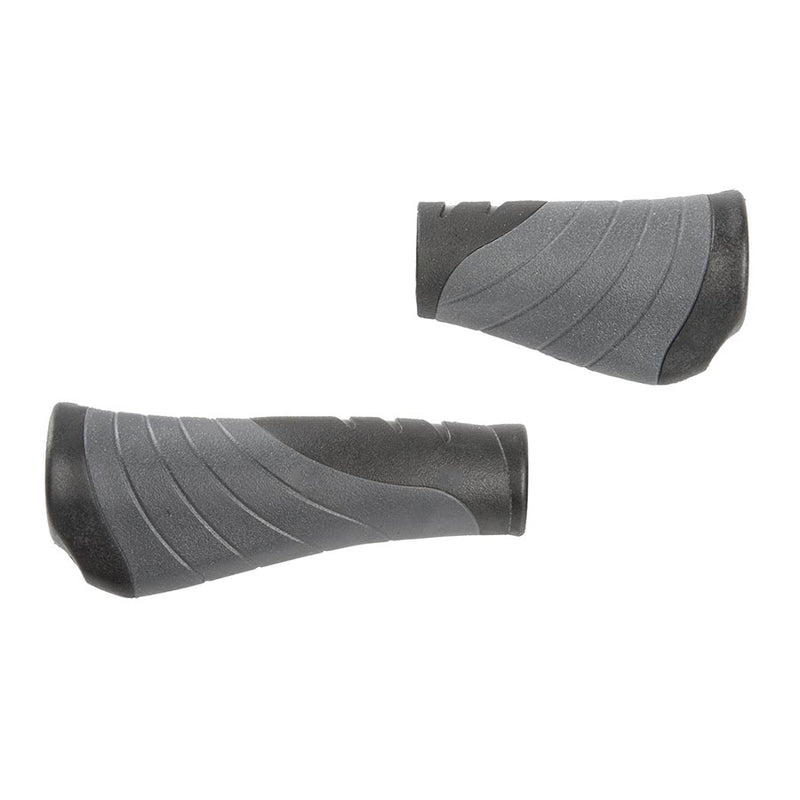 Load image into Gallery viewer, Velo Vice Grips D3 Ergo Grips, 135mm/92mm, Black/Grey
