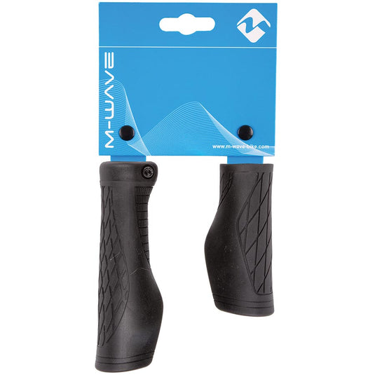 M-Wave Cloud Ergo Fix Grips 132mm/92mm, Black