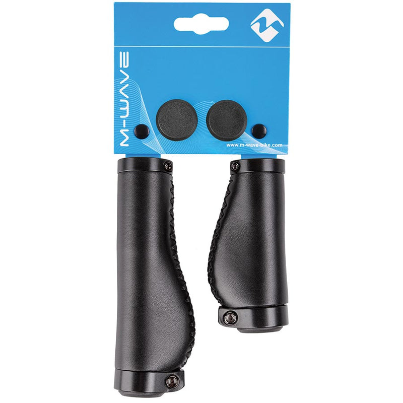 Load image into Gallery viewer, M-Wave Cloud Buff Fix Grips 138mm/99mm, Black
