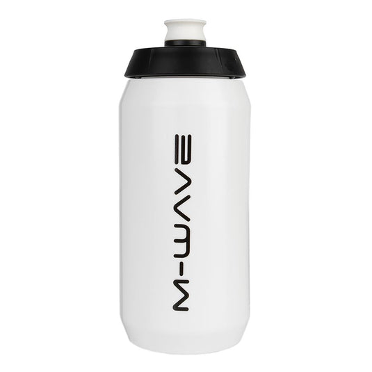 M-Wave PBO 550 Water Bottle 550ml / 19oz, Black on White