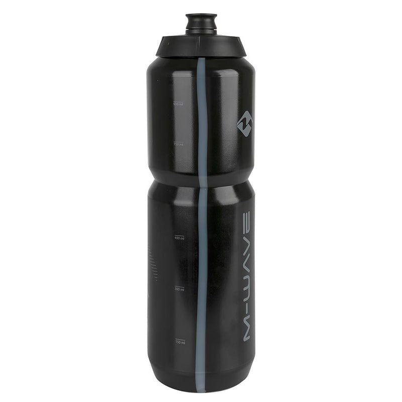 Load image into Gallery viewer, M-Wave PBO 1000 Water Bottle, 1000ml / 34oz, White on Black
