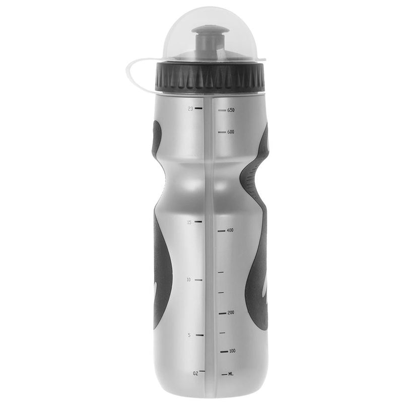 Load image into Gallery viewer, M-Wave Pro Grip Water Bottle, 710ml / 24oz, Silver/Black
