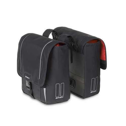 Basil-Sport-Design-Double-Pannier-Bag-Panniers-Reflective-Bands-PANR0270-Road-Touring-Panniers