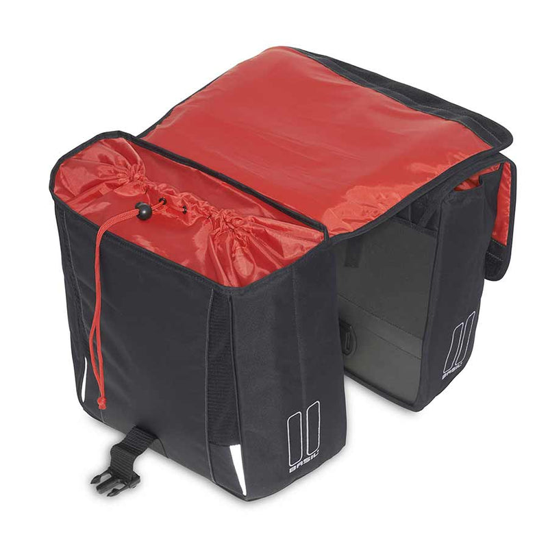 Load image into Gallery viewer, Basil-Sport-Design-Double-Pannier-Bag-Panniers-Reflective-Bands-PANR0270-Road-Touring-Panniers
