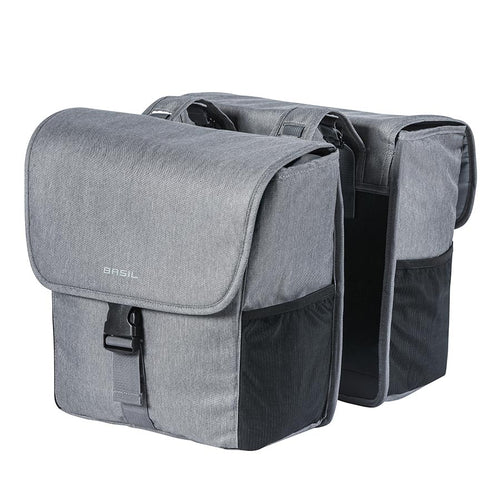 Basil-Go-Double-Pannier-Bag-Panniers-Reflective-Bands-Polyester-PANR0247-Road-Touring-Panniers