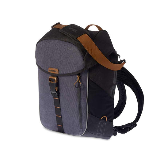 Basil Miles Daypack Day Pack, 17L, Black Slate