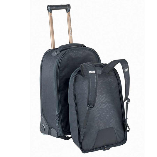 EVOC Terminal bag 40L + 20L Travel bag with detachable backpack, Black