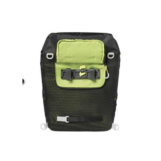 Basil Miles Backpack Nordlicht Technology, 17L, Black/Lime