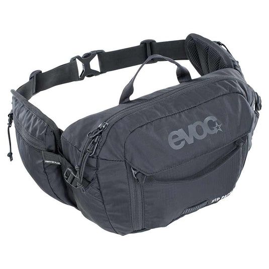 EVOC Hip Pack 3L + 1.5L Bladder, Hydration Bag, Volume: 3L, Bladder: Included (1.5L), Black