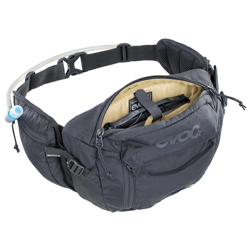 Load image into Gallery viewer, EVOC Hip Pack 3L + 1.5L Bladder, Hydration Bag, Volume: 3L, Bladder: Included (1.5L), Black
