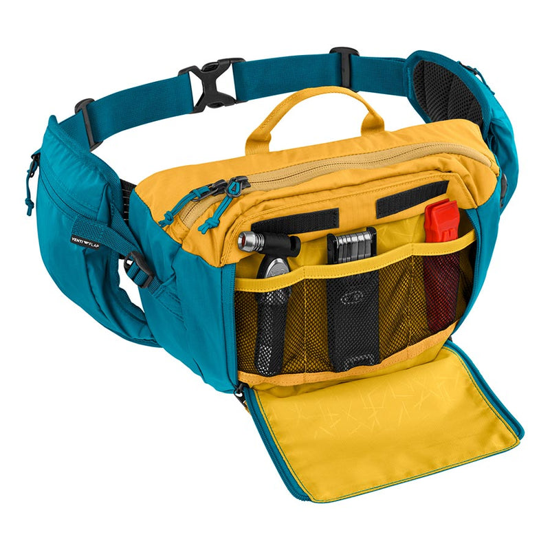 Load image into Gallery viewer, EVOC Hip Pack 3L + 1.5L Bladder, Hydration Bag, Volume: 3L, Bladder: Included (1.5L), Ocean
