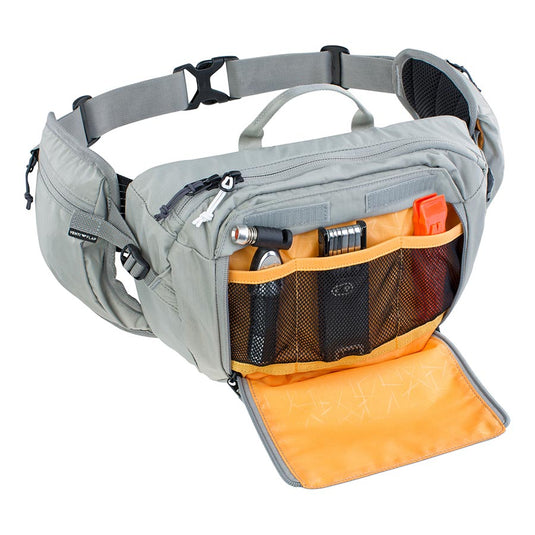 EVOC Hip Pack 3L (no bladder), Hydration Bag, Volume: 3L, Bladder: Not included, Stone