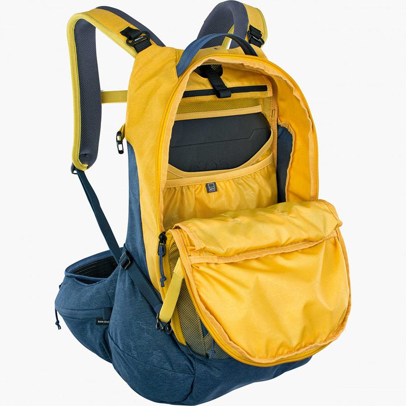 Load image into Gallery viewer, EVOC Trail Pro 26 Protector backpack, 26L, Curry/Denim, LXL
