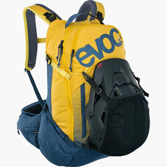 EVOC Trail Pro 26 Protector backpack, 26L, Curry/Denim, LXL