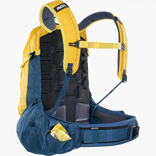 EVOC Trail Pro 26 Protector backpack, 26L, Curry/Denim, LXL