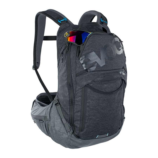 EVOC Trail Pro 16 Protector backpack, 16L, Carbon/Grey, LXL