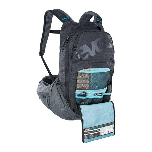 EVOC Trail Pro 16 Protector backpack, 16L, Carbon/Grey, SM