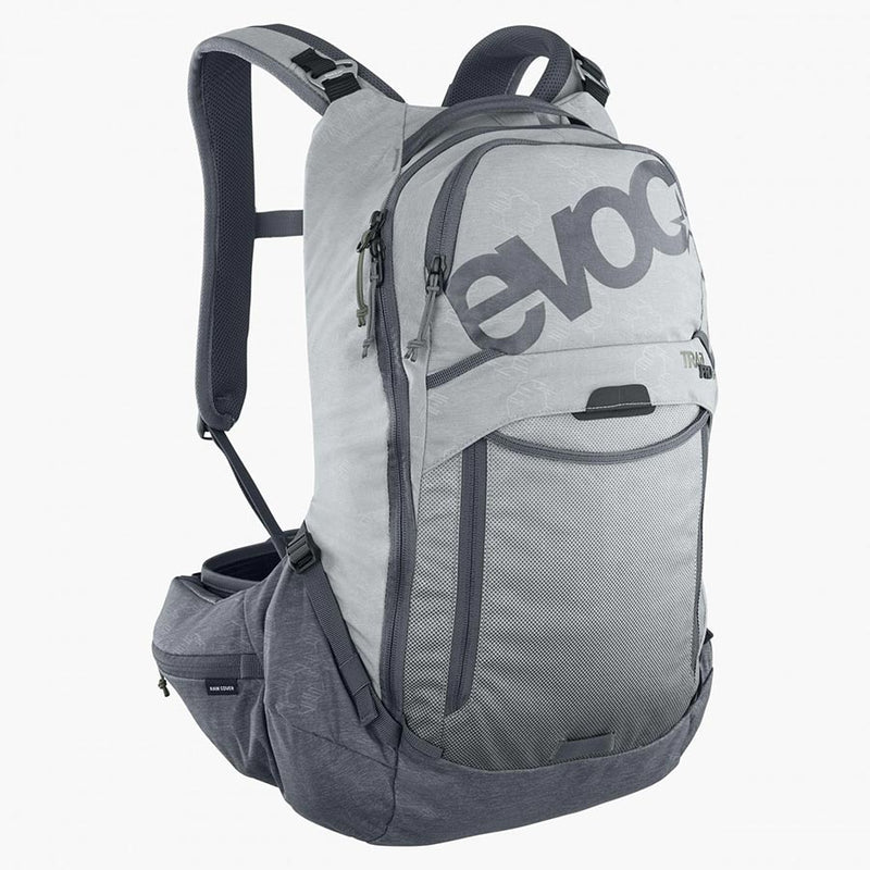 Load image into Gallery viewer, EVOC Trail Pro 16 Protector backpack, 16L, Stone/Carbon Grey, LXL
