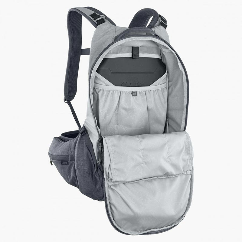 Load image into Gallery viewer, EVOC Trail Pro 16 Protector backpack, 16L, Stone/Carbon Grey, SM
