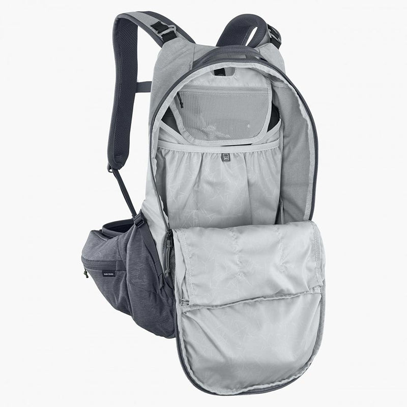 Load image into Gallery viewer, EVOC Trail Pro 16 Protector backpack, 16L, Stone/Carbon Grey, SM
